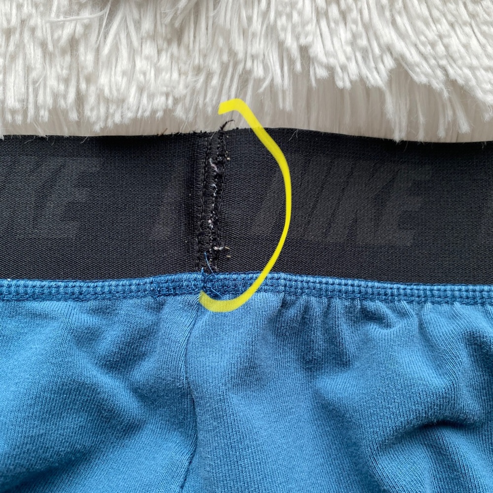 NIKE Stirrup Leggings Leg-a-see Leggings Deep Teal & Animal Print XS - Picture 7 of 11